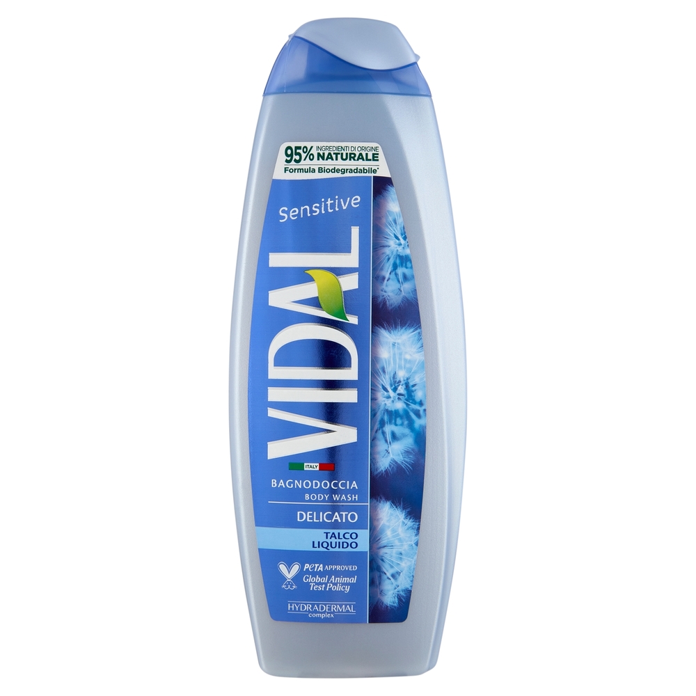Vidal Sensitive Bagnodoccia Delicato Talco Liquido 500 ml